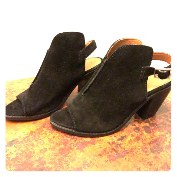 Frye Shoes - New! FRYE-Courtney booties open toe suede Size 8